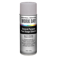 Peinture industrielle Work Day, Gris, Tr&egrave;s mat, 10 oz, Canette a&eacute;rosol PB Rental Co. Ltd.
