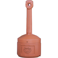 Smokers Cease-Fire&reg; Cigarette Butt Receptacle, Free-Standing, Plastic, 4 US gal. Capacity, 38-1/2" Height PB Rental Co. Ltd.