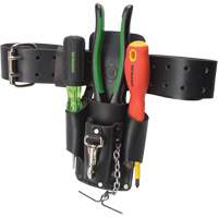 Tool Belt Pouch, Multiple Tool Holder, Leather, 4 Pockets PB Rental Co. Ltd.