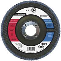 Disque &agrave; lamelles PowerBlend, 7" x 7/8", Type 29, Grain Z40, Alumine de zirconium PB Rental Co. Ltd.