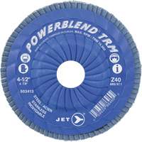 Disque &agrave; lamelles ajustables POWERBLEND TRM, 5" x 7/8", Type 29, Grain Z60, Alumine de zirconium PB Rental Co. Ltd.