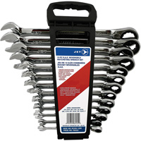 Long Pattern Reversible Wrench Set, Ratcheting Combination, 13 Pieces, Imperial PB Rental Co. Ltd.