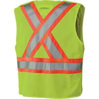 6936 Veste de s&eacute;curit&eacute; d&eacute;tachable en 5 points, Jaune lime haute visibilit&eacute;, 2T-Grand, Polyester PB Rental Co. Ltd.