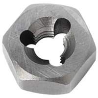 Hexagon Rethreading Bolt Die, 19/32" Dia., 1/4"-28 Thread, Chromium Steel PB Rental Co. Ltd.