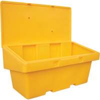 Salt Sand Container SOS, With Hasp, 72" x 36" x 36", 36 cu. Ft., Yellow PB Rental Co. Ltd.