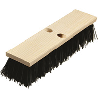 Heavy-Duty Street Broom, 14", Coarse/Stiff, Polypropylene Bristles PB Rental Co. Ltd.