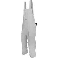 Leather Welding Apron, Split-Leg Bib, Pearl Grey PB Rental Co. Ltd.