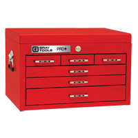Coffre sup&eacute;rieur de s&eacute;rie PRO+, 26" la, 6 tiroirs, Rouge PB Rental Co. Ltd.