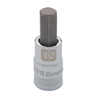 Metric Standard Bit Socket, 12 mm x 2.44" L, 1/2" Drive PB Rental Co. Ltd.