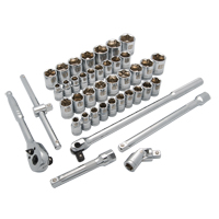 Jeu de douilles SAE/m&eacute;triques, 41 Mcx, Prise de 1/2" PB Rental Co. Ltd.