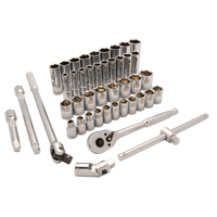 Jeu de douilles m&eacute;triques, 43 Mcx, Prise de 1/2", Profond PB Rental Co. Ltd.
