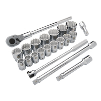 SAE Socket Set, 21 Pcs, 3/4" Drive Size PB Rental Co. Ltd.