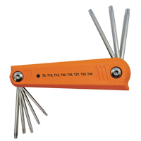 Jeu de cl&eacute;s hexagonales repliables, 8 mcx, Torx PB Rental Co. Ltd.
