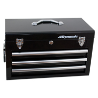 Coffre avec tiroirs pour outils manuels, 10" P x 20" la x 12" h, Noir PB Rental Co. Ltd.