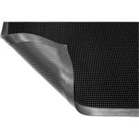 Gritstop Fingermat Matting, Rubber, Scraper Type, Textured Pattern, 2' x 2-2/3', Black PB Rental Co. Ltd.