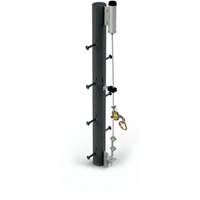 Support avec &eacute;cartement pour mat en acier Lad-Saf PB Rental Co. Ltd.