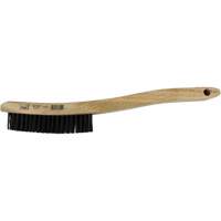 Curved Handle Scratch Brush, Steel, 3 x 19 Wire Rows, 13-3/4" Long PB Rental Co. Ltd.