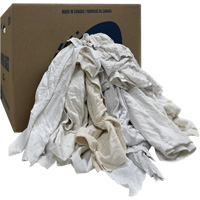Boîte de chiffons d'essuyage, Ganzie, Blanc, 20 lb PB Rental Co. Ltd.