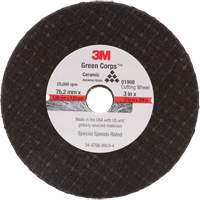General-Purpose Cut-Off Wheel, 3" x 1/16", 3/8" Arbor, Type 27, Aluminum Oxide, 25000 RPM PB Rental Co. Ltd.