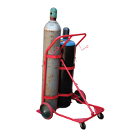Chariot pour bouteilles, Roues Caoutchouc moul&eacute;, Base de 25-1/2"la x 7"lo, 350 lb PB Rental Co. Ltd.