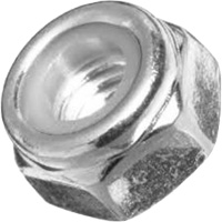 NE Standard Series Locknut Nylon Insert, 7/16"/7/16"-14 Dia., Zinc Plated, Coarse PB Rental Co. Ltd.