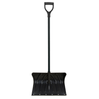 Pelle &agrave; neige en poly avec bande d'usure en acier, Lame Polypropyl&egrave;ne, Largueur 19-3/4", Manche Prise en D, Bande d'usure Compris PB Rental Co. Ltd.