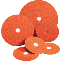 Blaze&reg; Fiber Discs, Ceramic Alumina, 24, 4-1/2" Dia x 7/8" Arbor PB Rental Co. Ltd.