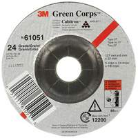 Meule flexible Green Corps, 5" x 1/4", Arbre 7/8", C&eacute;ramique, Type 1 PB Rental Co. Ltd.