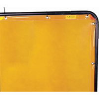 Lavashield Curtain, 68.5" x 68.5", High Transparency, Yellow PB Rental Co. Ltd.