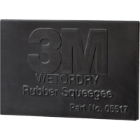 Raclette en caoutchouc Wetordry, 3", Caoutchouc PB Rental Co. Ltd.