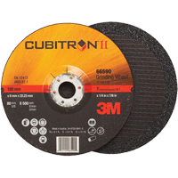 Meules &agrave; moyeu d&eacute;port&eacute; Cubitron II, 4" x 1/4", Arbre 3/8", Type 27 PB Rental Co. Ltd.