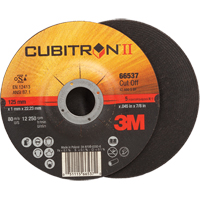 Meules &agrave; tronçonner Cubitron II, 5" x 0,045", Arbre de 7/8", Type 27, C&eacute;ramique, 12250 Tr/min PB Rental Co. Ltd.