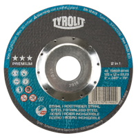 Premium 2 in 1 Thincut Cut-Off Wheel, 5" x 0.045", 7/8" Arbor, Type 27, Aluminum Oxide, 12250 RPM PB Rental Co. Ltd.
