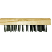 Brosses bloc de boucher &agrave; fils plats, Fil en acier plat, 5 x 10 rangs de fils, Longueur 7-5/8" PB Rental Co. Ltd.