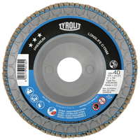 Disque &agrave; lamelles C-Trim robuste, 6" x 7/8", Type 29, Grain 40, Zirconium PB Rental Co. Ltd.