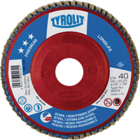 Disque &agrave; lamelles Long Life 4-1/2", 4-1/2" x 7/8", Type 27, Grain 40, Zirconium PB Rental Co. Ltd.