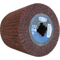 Tambour de conditionnement de surface Pro-Line, 4" dia. x 4" la, 3/4" Arbre, Grain Fin, Oxyde d'aluminium PB Rental Co. Ltd.