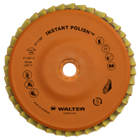 Instant Polish Flap Disc, 4-1/2" x 5/8"-11, Type 27, Very Fine Grit, Zirconium PB Rental Co. Ltd.