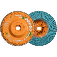 Enduro-Flex Alu Spin-On Flap Disc, 5" x 5/8"-11, Type 27, 40 Grit, Zirconia Alumina PB Rental Co. Ltd.