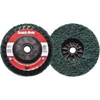 Disque extra coupe  Clean and Strip  XT Pro Scotch-Brite, 4-1/2" dia., Grain Extra grossier, Oxyde d'aluminium PB Rental Co. Ltd.
