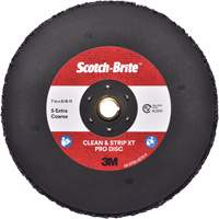 Disque  Clean and Strip  XT Pro Scotch-Brite, 7" dia., Grain Extra grossier, Carbure de silicium PB Rental Co. Ltd.