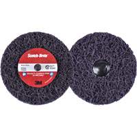 Disque  Clean and Strip  XT Pro Roloc Scotch-Brite, 4" dia., Grain Extra grossier, Carbure de silicium PB Rental Co. Ltd.