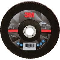 Disque &agrave; lamelles &agrave; changement rapide 769F, 7" x 7/8", Type 29, Grain 40+, Oxyde d'aluminium/C&eacute;ramique PB Rental Co. Ltd.