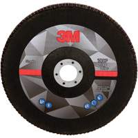 Disque &agrave; lamelles &agrave; changement rapide 769F, 7" x 5/8"-11, Type 27, Grain 40+, Oxyde d'aluminium/C&eacute;ramique PB Rental Co. Ltd.