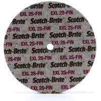 Meule unitaris&eacute;e EXL Scotch-Brite, 6" x 1/4", Arbre de 1/4", Grain de Fin, Carbure de silicium PB Rental Co. Ltd.