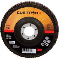 Disque &agrave; lamelles 969F Cubitron II , 5" x 7/8", Type 27, Grain 40+, C&eacute;ramique PB Rental Co. Ltd.