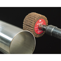 Scotch-Brite Flap Brushes, 2" Dia. x 1" W, 1/4" Arbor, Aluminum Oxide PB Rental Co. Ltd.