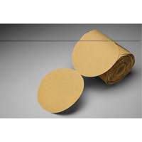 Disque abrasif dor&eacute; en rouleau de papier Stikit, 6" dia., Grain P150, Oxyde d'aluminium PB Rental Co. Ltd.