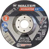 Meule Xcavator XX, 5" x 1/4", Arbre 7/8", C&eacute;ramique, Type 27 PB Rental Co. Ltd.