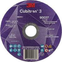 Cubitron 3 Cut-Off Wheel, 5" x 0.045", 7/8" Arbor, Type 1, Ceramic, 12250 RPM PB Rental Co. Ltd.